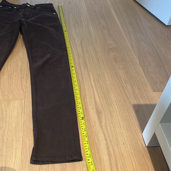 Zara brown jeans - high waist split seam jeans - Picture 8 of 9